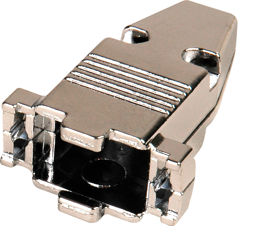 D-Sub 9-Pin Metal Hood for 9-Pin D-Sub Connectors & Plenum Cable