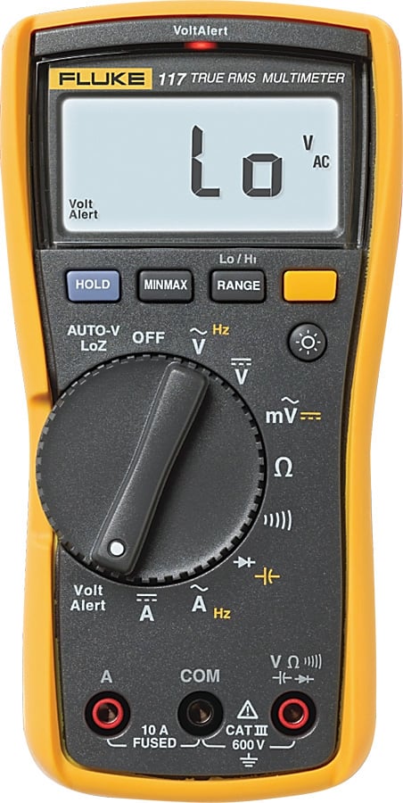 Fluke 117 True Rms Multimeter With Backlight 3527