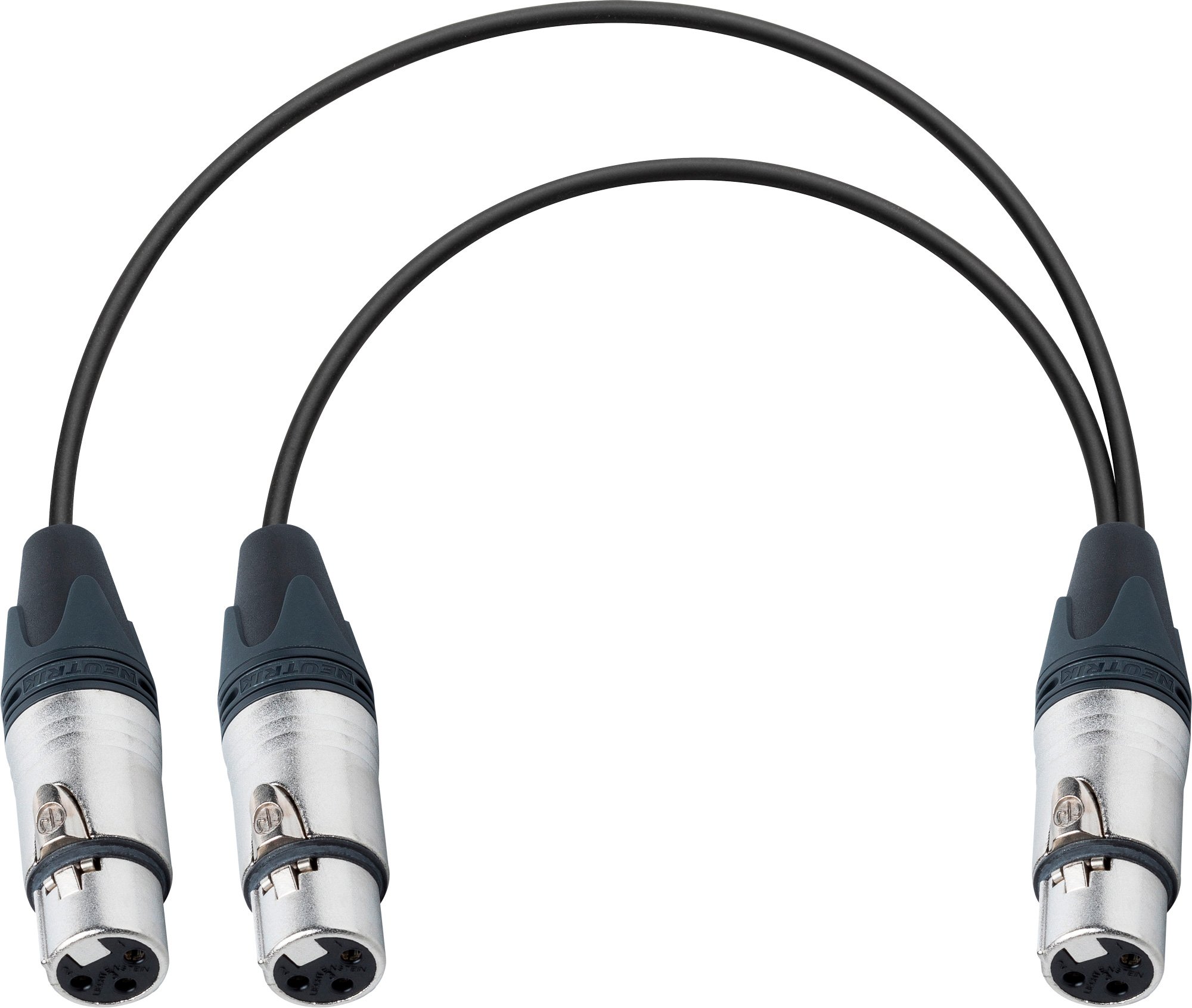 XLR Female to Dual XLR Female Y-Cable