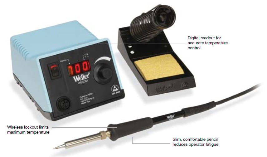 Weller WDC Soldering Tip Dry Cleaning System with Replaceable