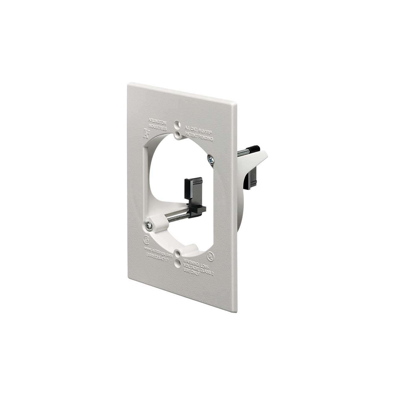 Arlington Industries LV-1 1-Gang Low-Voltage Mounting Bracket