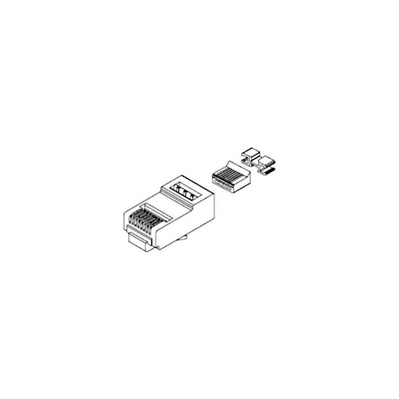 E-Z-Hook 9205 .025 Square Socket Connector/Crimp