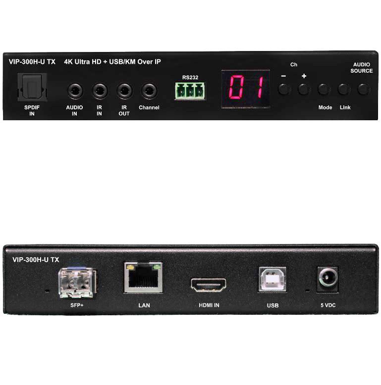 PureLink VIP-300H-U-Tx UltraHD 4K HDMI & USB/KM over IP Transmitter ...