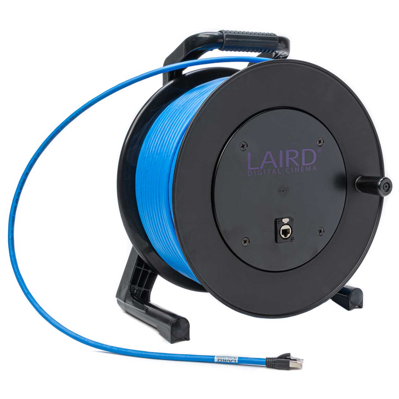  Laird ProReel Series 328' CAT6 Integrated Cable Reel with  Built-in RJ45 Jack in Hub : Electronics
