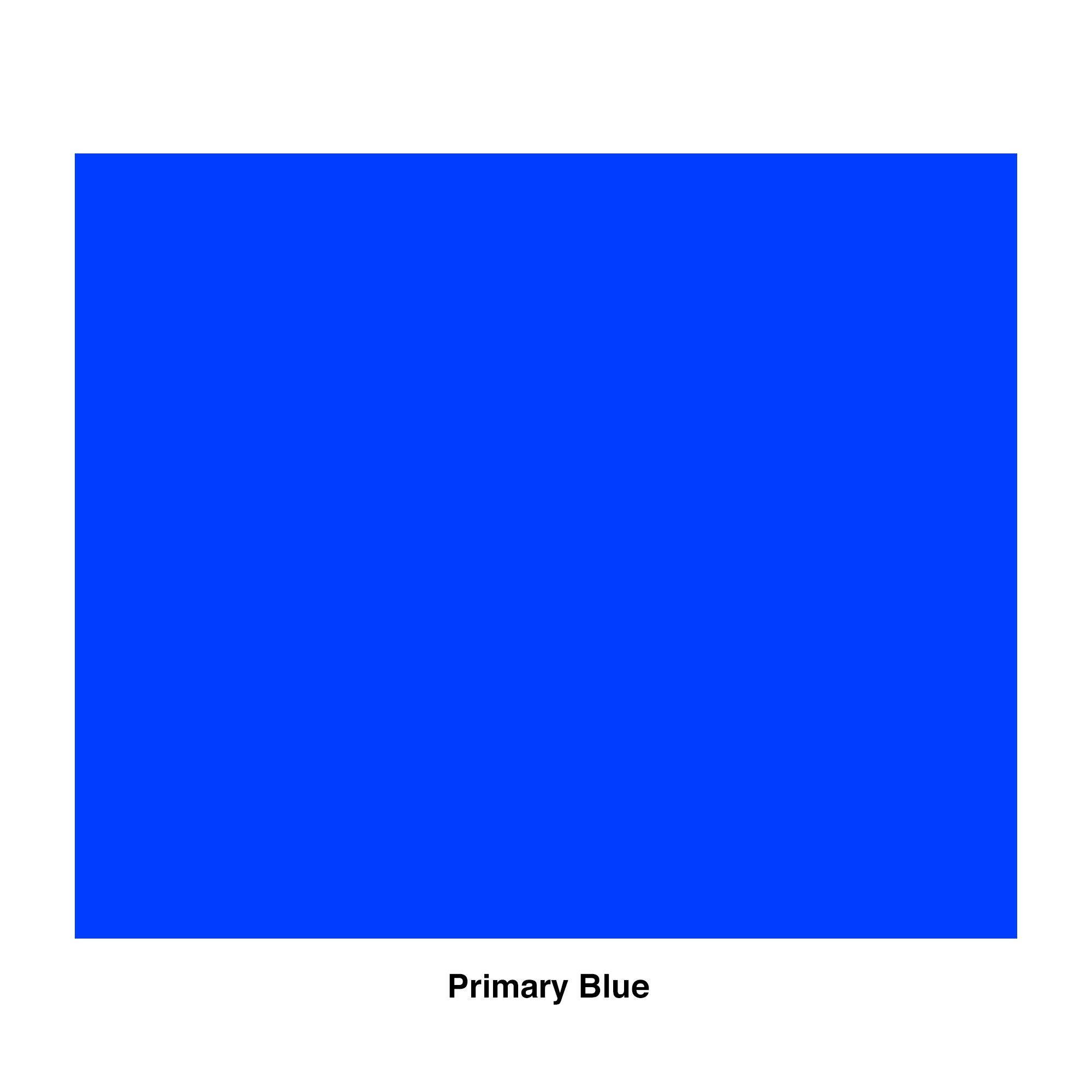 Rosco Gel Sheet - Primary Blue