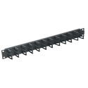 Cord-Lox 412R 1.5 Inch x 12 Inch Rivet Series Velcro Cable Ties - Black -  10 Pack
