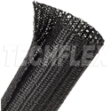 TechFlex F6N0.25BK Flexo F6 General Purpose 1/4-inch Braided Cable Sleeve,  Black - 20 Feet