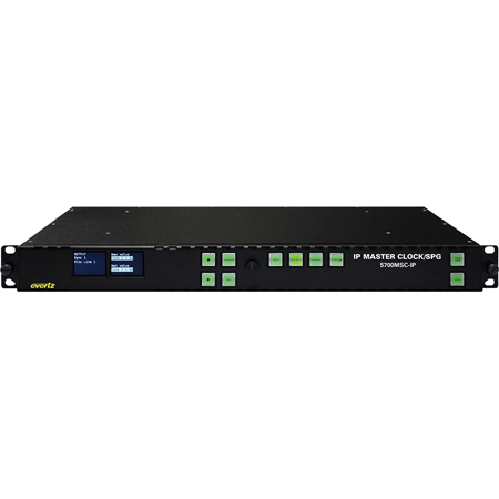 Evertz 5700MSC-IP+2PS+SDITG+AUX Master Sync Generator for an IP or Hybrid  Facility with GPS included