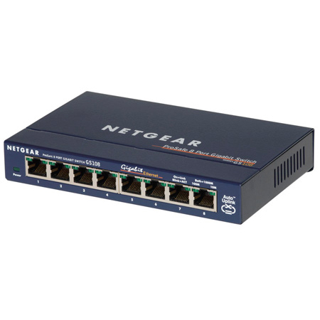 NETGEAR 5-Port 10/100/1000 Gigabit Ethernet Unmanaged Switch Blue