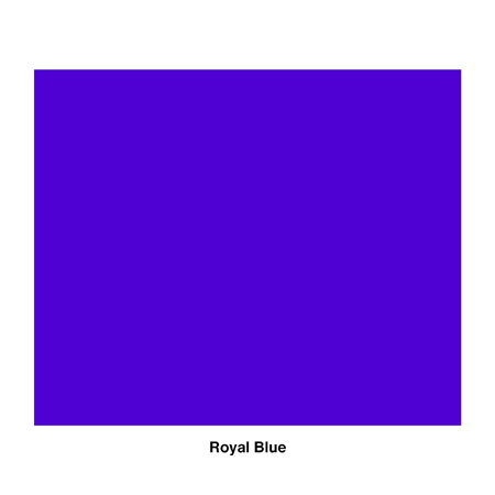 Rosco R385 Gel Sheet - Royal Blue