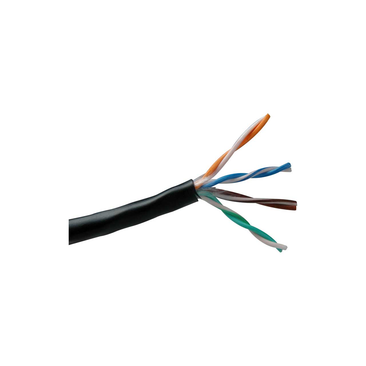 Belden 1583A Riser/CMR U/UTP CAT5e Premise Horizontal Non-Bonded Pair  Cable 200MHz 24AWG Black 1000 Foot