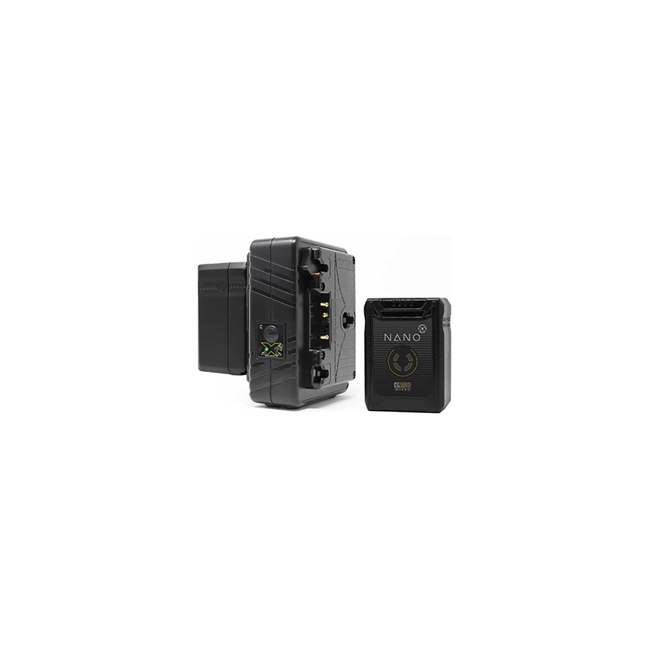 Core SWX Nano Micro 98Wh Lithium-Ion 2-Battery Kit with Dual Travel Charger (Gold Mount)