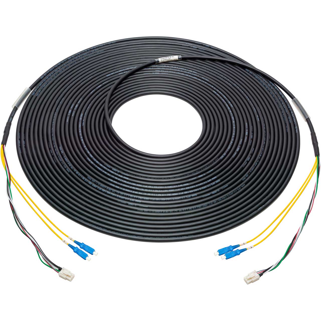 Camplex HF-SCBP8-0500 SMPTE Cable with Dual SC Fiber and 6