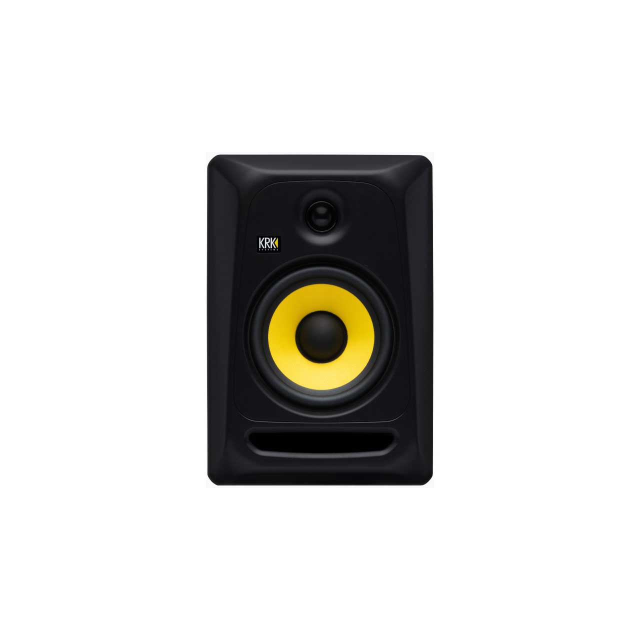 KRK Classic 5 Professional Bi-Amp 5 Powered Studio Monitor (2 Speakers)  Pair of XLR Cable + Gravity Phone Holder, Black M