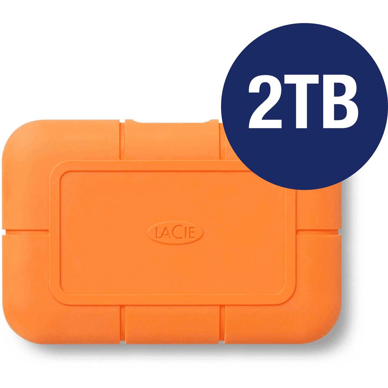 LaCie STHR2000800 Rugged USB-C SSD with Rescue Data Recovery Services - 2 TB