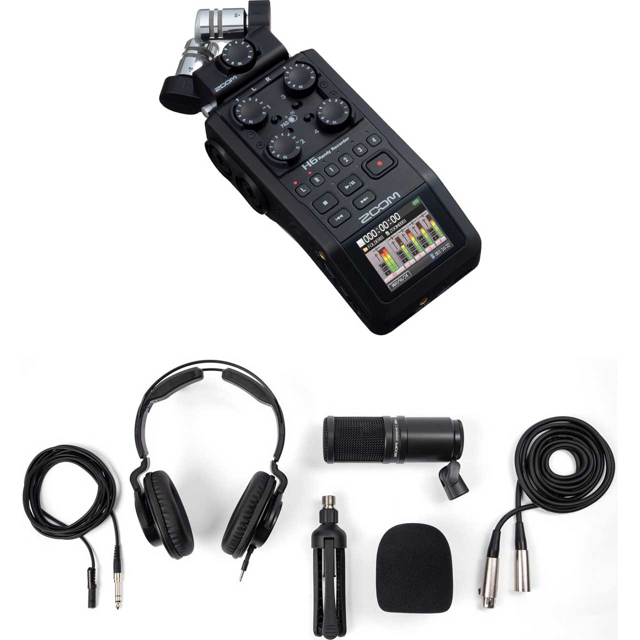 Zoom H6 6-Track Handy Recorder - Black