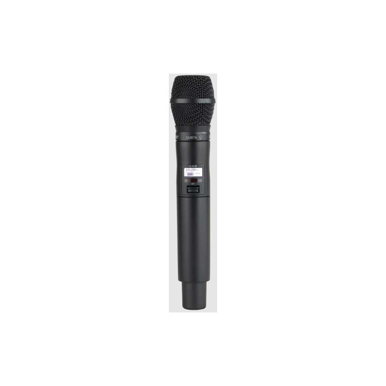 Shure ULXD2/SM87 Handheld TX with SM87 Mic - G50 470-536 MHz