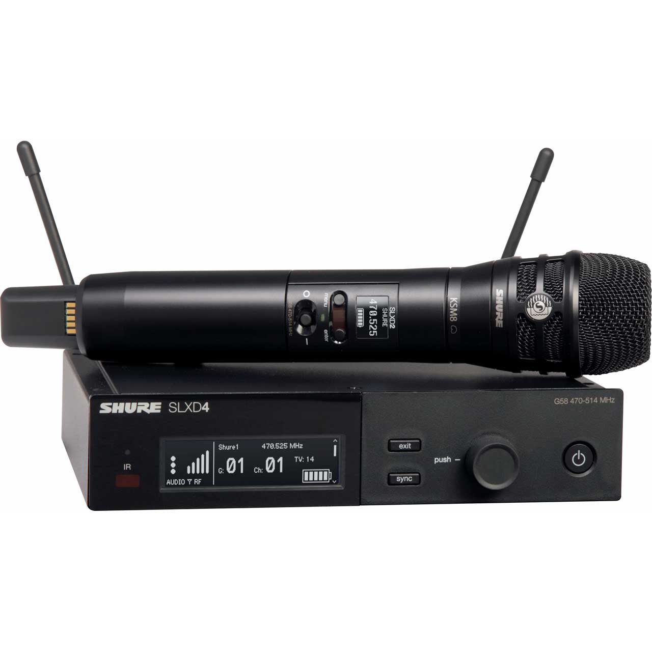 SHURE KSM8/B dualdyne dynamic microphone