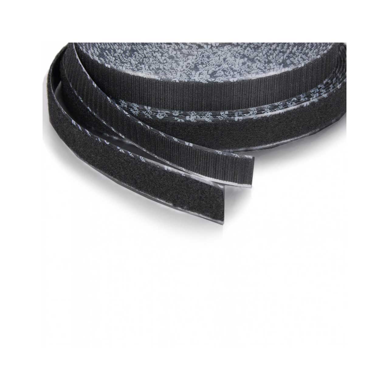 VELCRO® Brand 184987 Tape On A Roll Pressure Sensitive Rubber Adhesive Loop  - 1 Inch x 25 Yard - Black