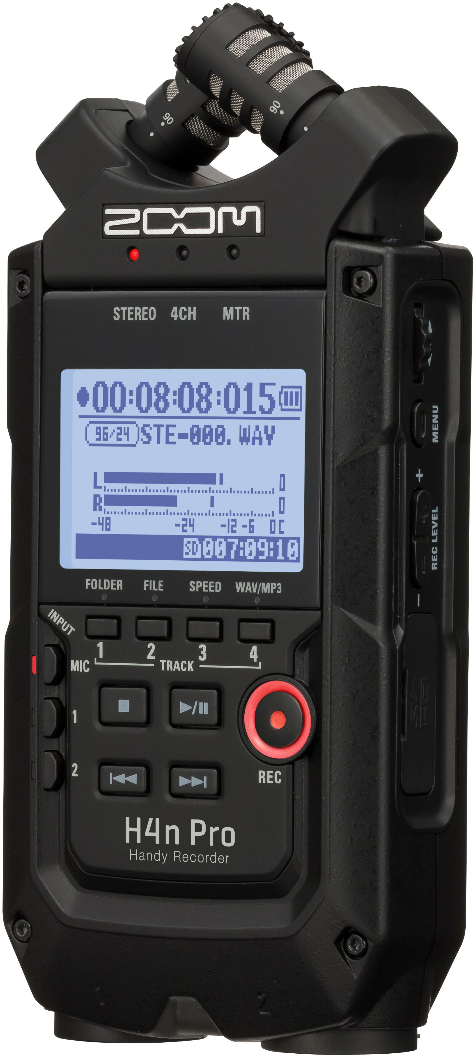 Zoom H4n Pro 4-Input / 4-Track Portable Handy Recorder + 32GB Accessory Kit