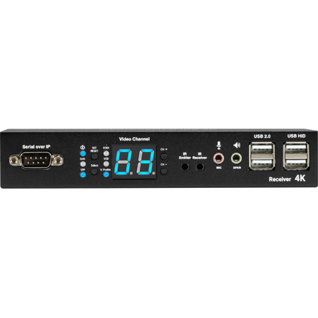Black Box VX-HDMI-4KIP-RX MediaCento IPX 4K Receiver HDMI USB Serial IR ...
