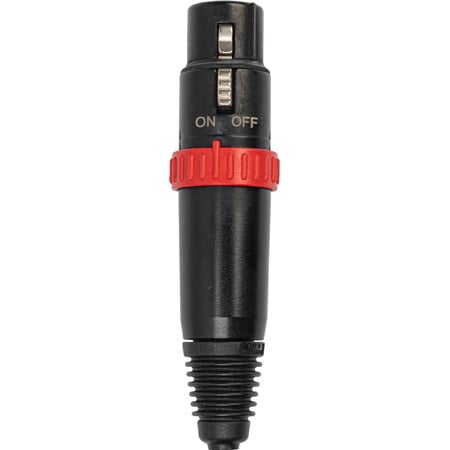 Neutrik NC3FXS-B 3 Pole XLR Female With On-Off Switch (Black)