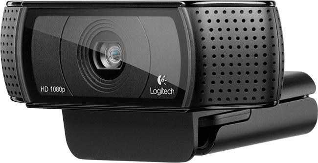 Logitech C920 HD Pro Webcam - Black - USB 2.0