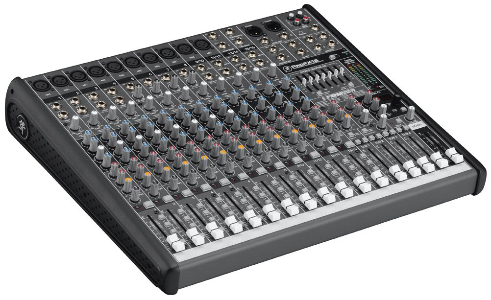 Mackie ProFX16 Professional 16-Channel Compact Mixer with Onboard FX