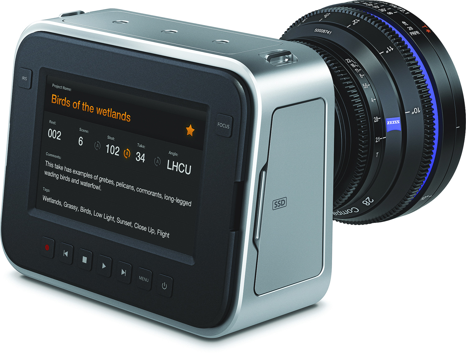 Blackmagic Design 2.5k True Digital Cinema Camera Ef With Built-in Ssd 