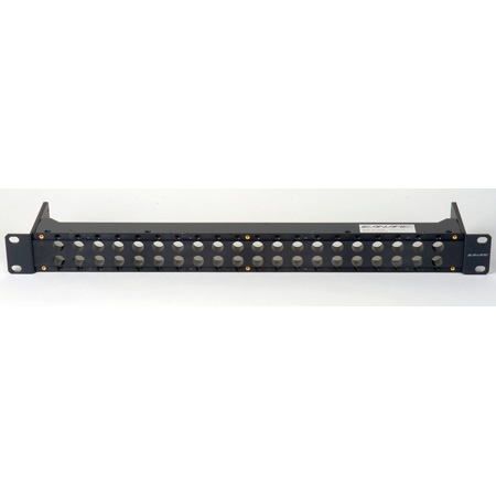 Canare VJ2-V20-1U-BLK - Unloaded Standard Size Video Patch Panel