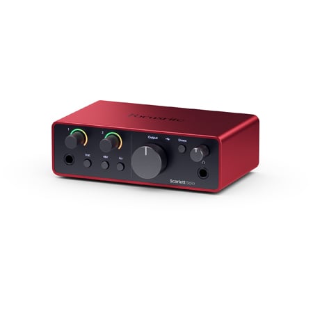 Focusrite AMS-SCARLETT-SOLO-4G 4th Generation USB Audio Interface with ...