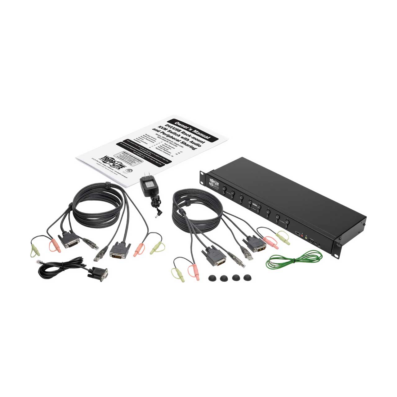 Tripp Lite DisplayPort/USB KVM Switch 8-Port with Audio/Video and USB  Peripheral Sharing, 4K 60 Hz, 1U Rack-Mount - KVM - B024-DPU08 - KVM  Switches 