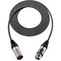 Photo of Sescom 1800F-XMF-2 Digital Patch Cable Belden 1800F AES/EBU Female XLR to Male XLR High-Flex Black - 2 Foot