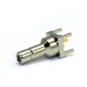 Coax Connectors 32-450-B3 SMB 50 Ohm Straight PCB Jack - Nickel Plated 4 Leg Body/Gold Plated Solder Contact - 120 Pack