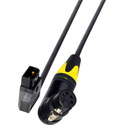 Photo of Laird PowerTap Male to 4-Pin Right Angle XLR Female DC Power Cable - 7 Foot