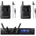 Photo of Audio-Technica ATW-1421/L System 20 PRO Digital Wireless Dual Body-Pack System with Lavalier Microphone - 2.4GHz