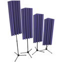 Photo of Auralex - Stand-Mounted LENRD Bass Traps (Purple)