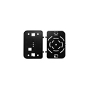 Photo of AVMatrix MB02 2-Piece Aluminum Alloy PTZ Camera Ceiling Mount Bracket with Mounting Holes and Cable Slots - Black