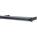 AVP AV-C224E1-Z-BZ 1RU Empty 2x24 Dual WECO Standard Video Patchbay - Accepts Super HD+ 3Gb/S Video Jacks