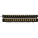 Photo of Multidyne BALUN-8F8M 1RU Rackmount AES/EBU Impedance Matching Transformer Panel - 8 XLR Female and 8 XLR Male to 16 BNC