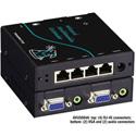 Black Box AVU5004A Wizard Multimedia 4 Channel Transmitter - Extends A/V Channels Over CATX