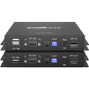 Photo of BZBGEAR BG-UHD-18GFE 4K HDMI USB KVM Extender Kit Over Fiber with HDR 2-Way IR & RS-232 & TAA Compliant