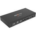 BZBGEAR BG-UHD-KVM21A 2x1 4K UHD HDMI KVM Switcher with USB 2.0 Ports for Peripherals and Audio Support