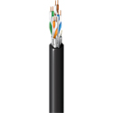 Photo of Belden 10GXW53 4-Pair 23AWG F/UTP CMP Category 6A Cable - Black - 1000 Foot