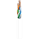 Photo of Belden 1583A Riser/CMR U/UTP CAT5e Premise Horizontal 4 Non-Bonded Pair Cable 200MHz 24AWG - 1000 Ft White/Unreel Box