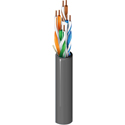 Photo of Belden 2412 CMR Enhanced Premise 350MHz CAT6+ 4 Pair U/UTP Cable Solid Copper 23 AWG - Gray - Per Foot