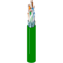 Photo of Belden 2412F Riser/CMR CAT6+ Enhanced Premise Horizontal 4-Pr Cable (350MHz) F/UTP Foil-Shld 23AWG - Dk Green - 1000 Ft