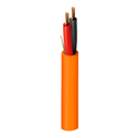 Photo of Belden 6200UE CMP/Plenum Security & Commercial Audio Cable 2x16AWG - Orange - 1000 Foot