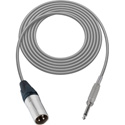 Photo of Sescom BSC10XSGY Audio Cable Belden Star Quad 3-Pin XLR Male to 1/4 TS Mono Male Gray - 10 Foot