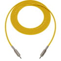 Photo of Sescom BSC6MMYW Audio Cable Belden Star Quad 3.5mm TS Male to 3.5mm TS Mono Male Yellow - 6 Foot